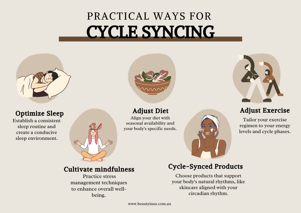 Practical ways for cycle syncing